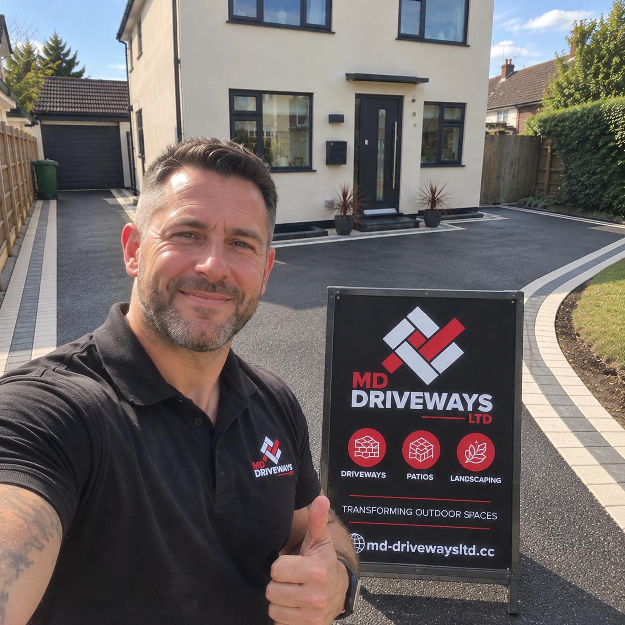 Matthew Daly, owner of MD Driveways Ltd